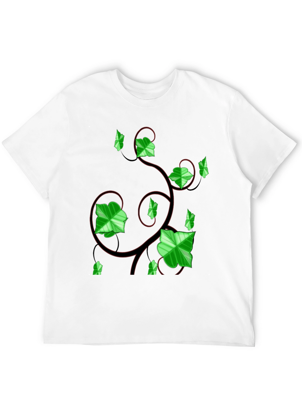 Ivy Vine Graphic Tee - Black