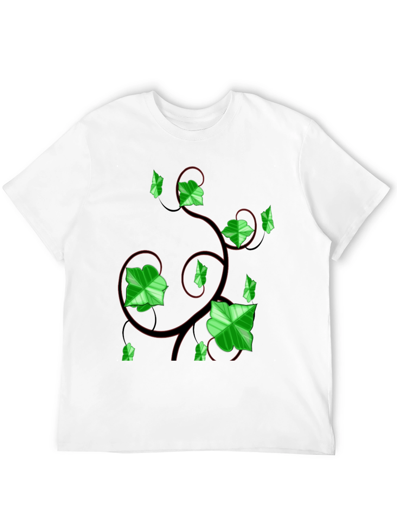 Ivy Vine Graphic Tee - Black