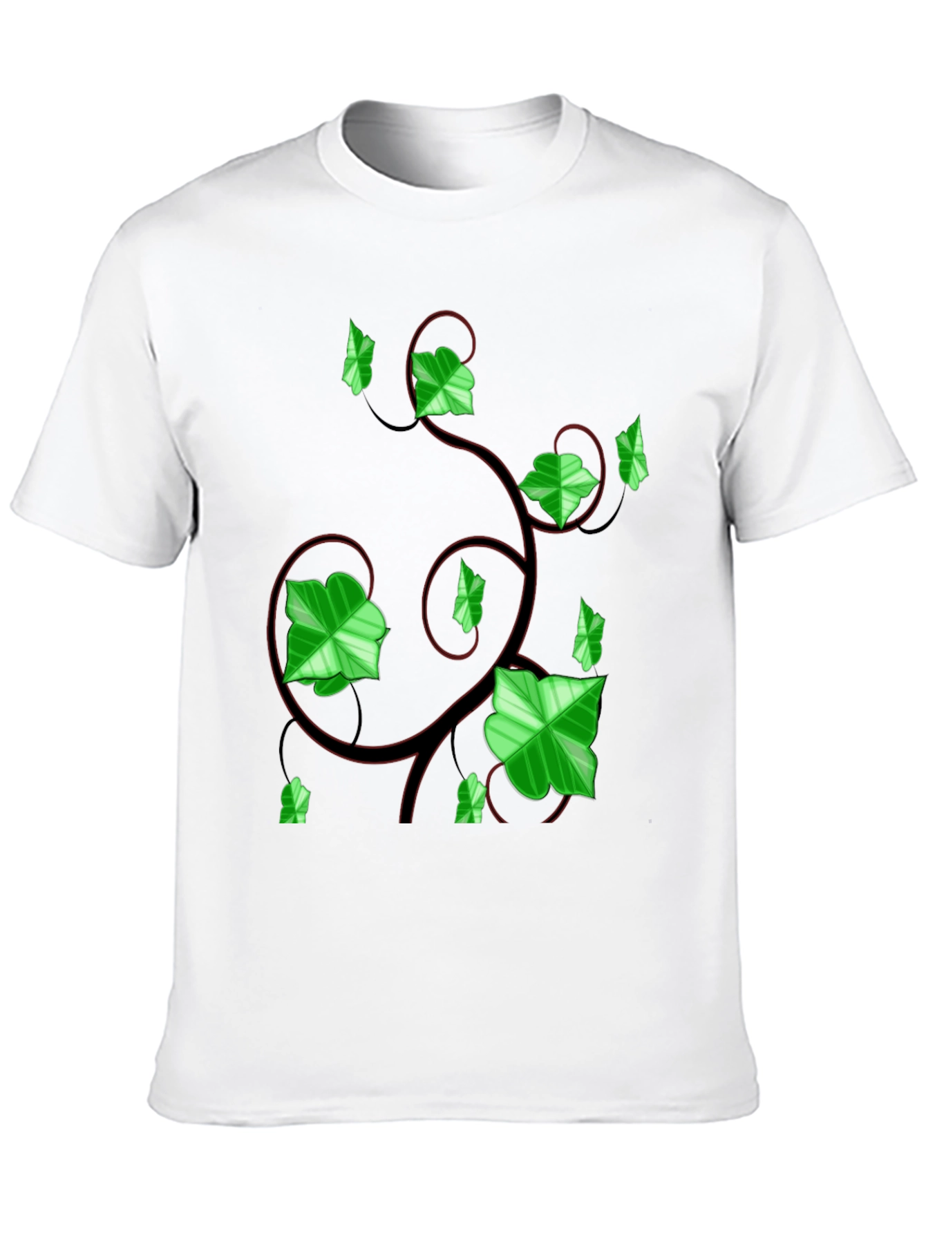 Ivy Vine Graphic Tee - Black