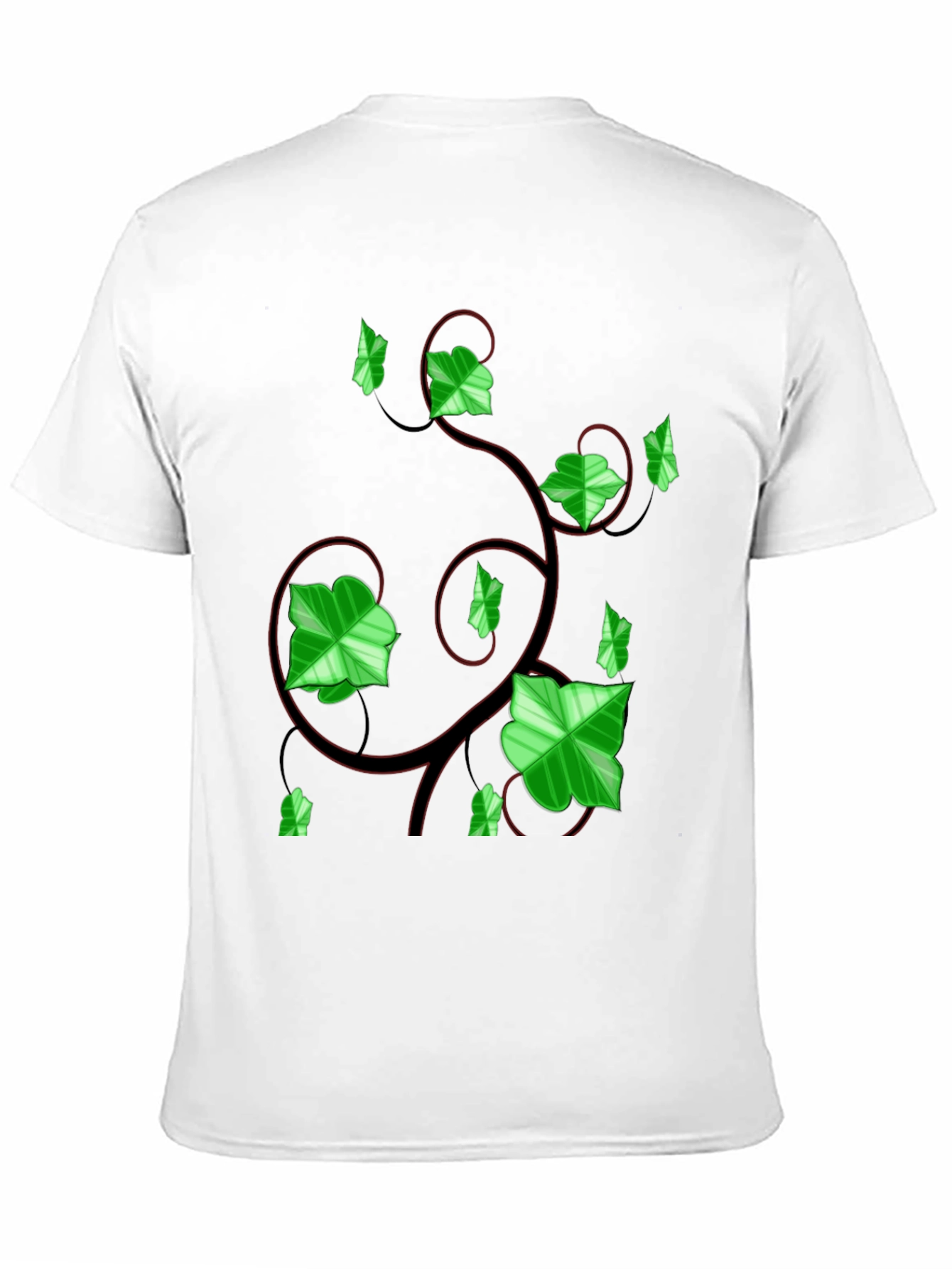 Ivy Vine Graphic Tee - Black