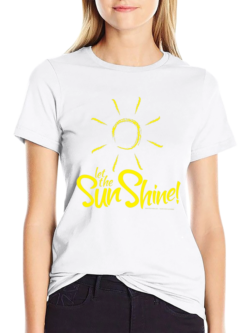 Let the Sun Shine Black T-Shirt