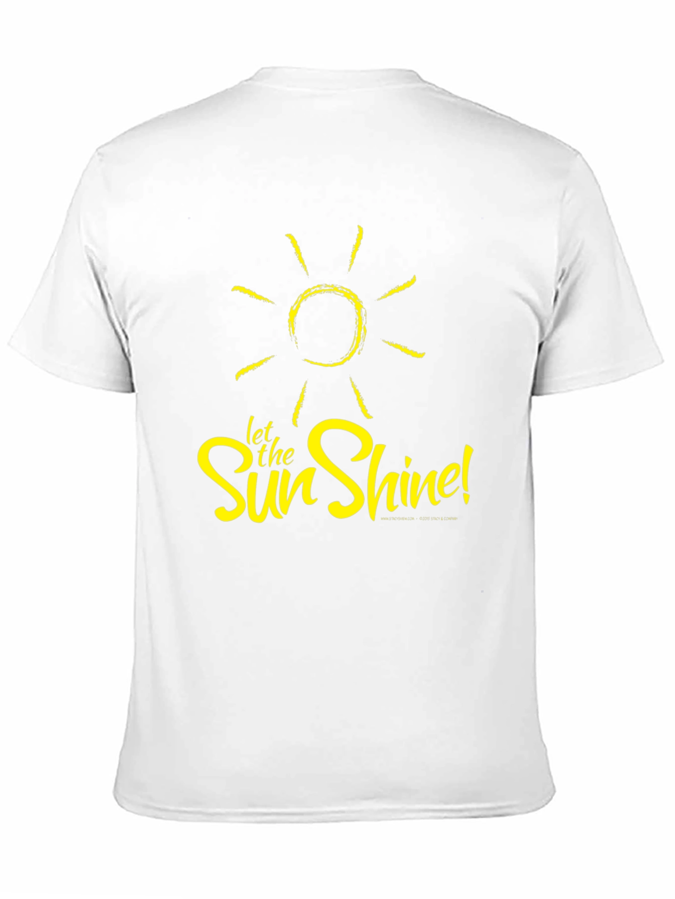 Let the Sun Shine Black T-Shirt