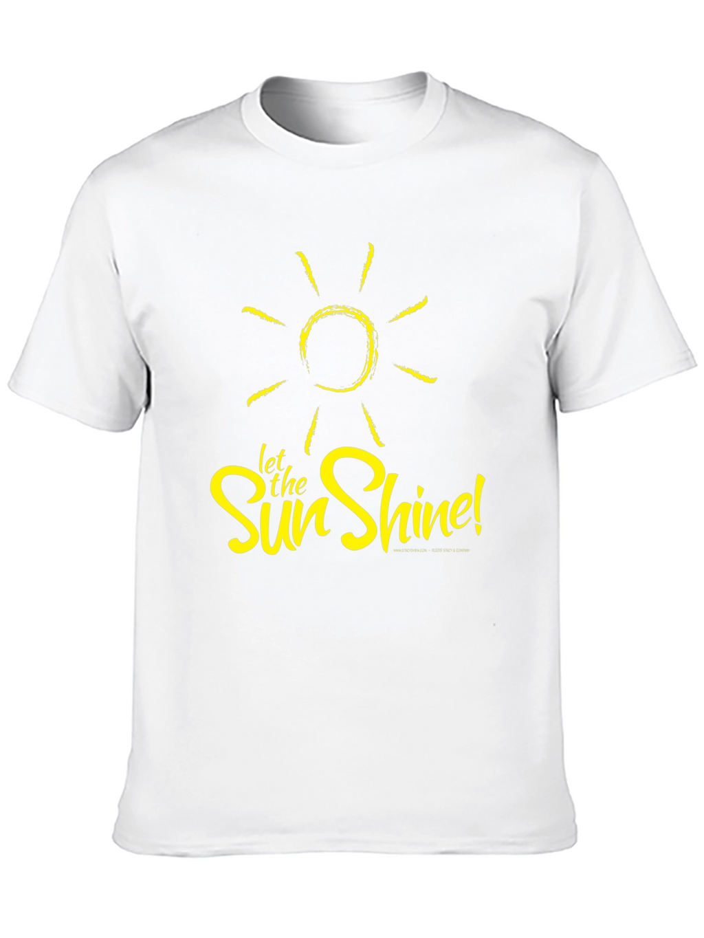 Let the Sun Shine Black T-Shirt