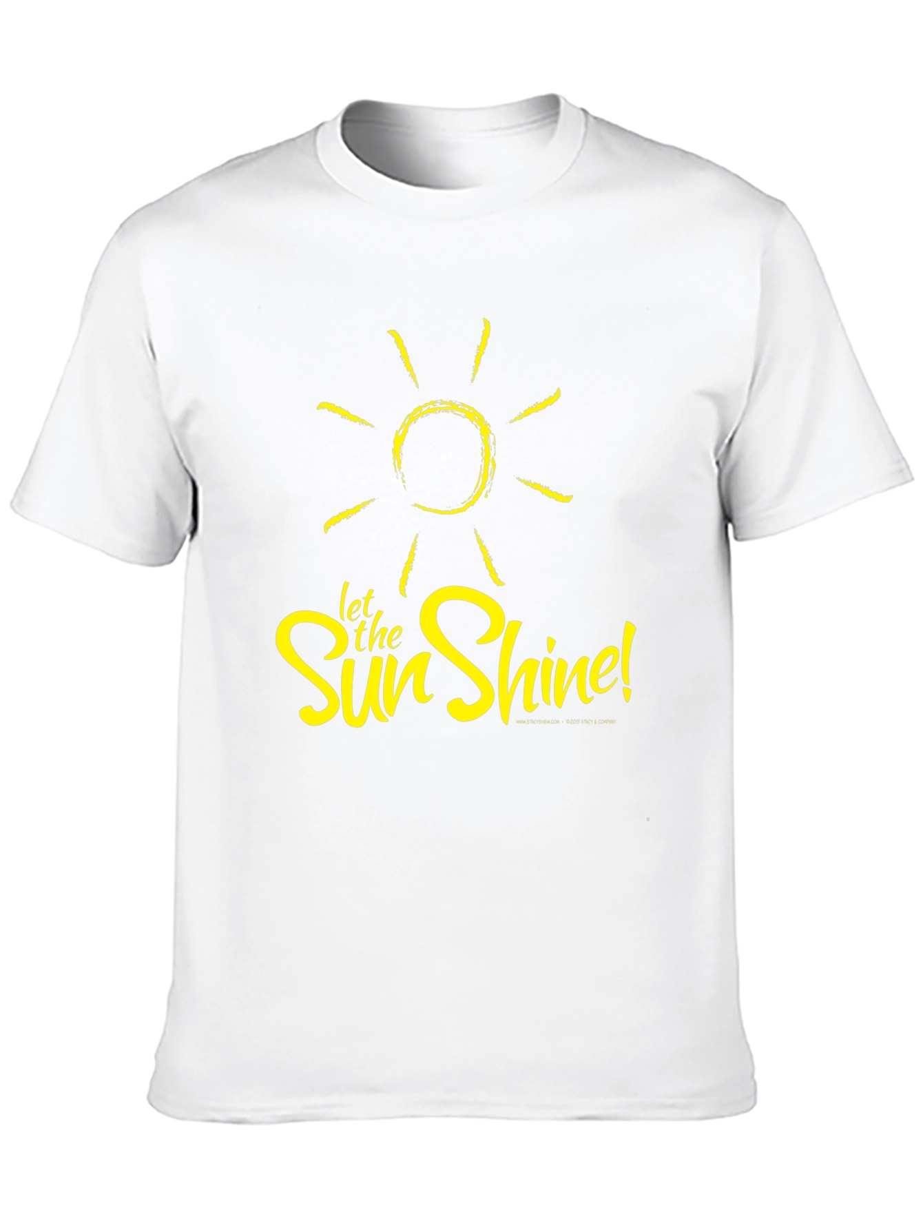 Let the Sun Shine Black T-Shirt