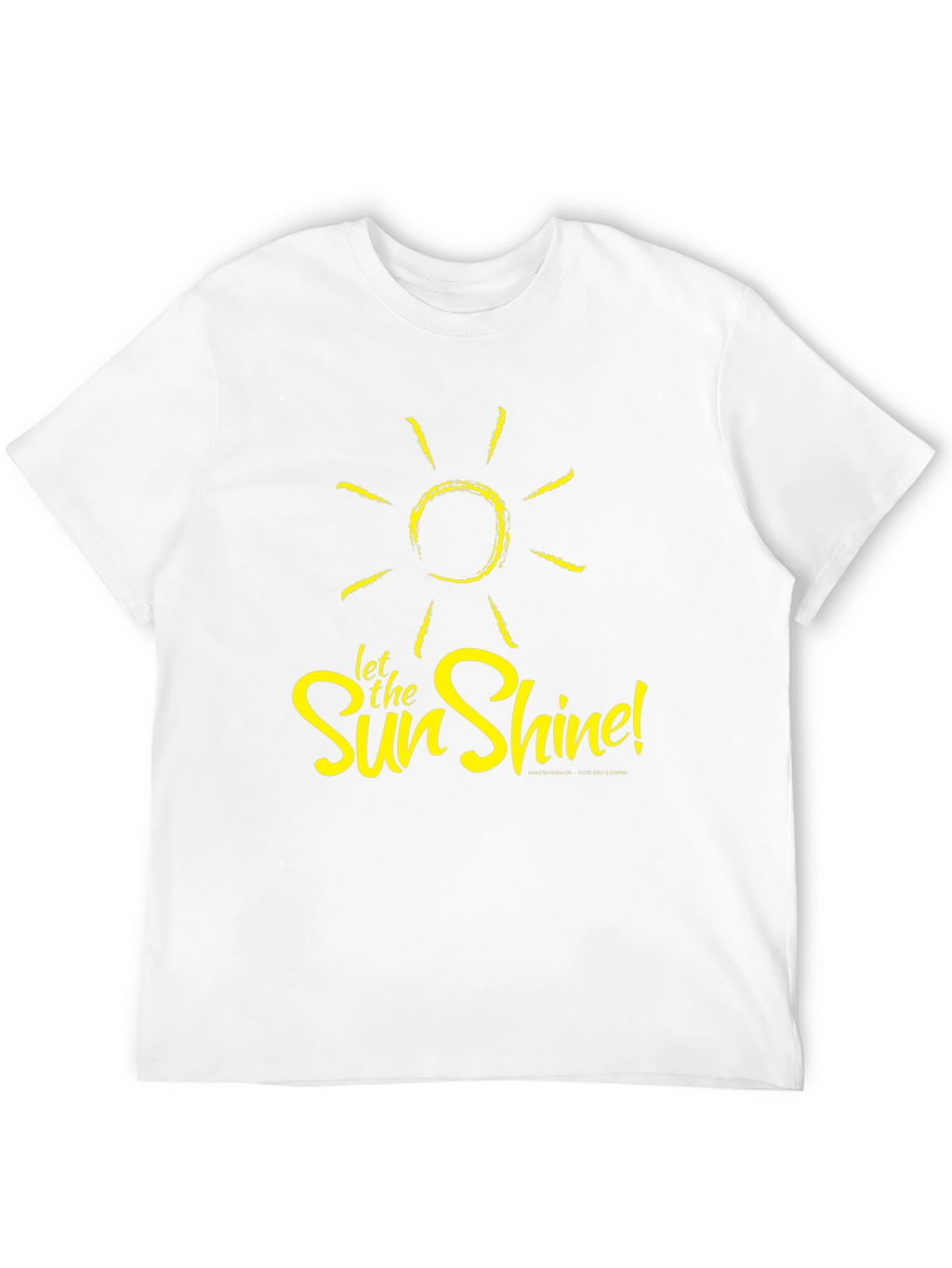 Let the Sun Shine Black T-Shirt