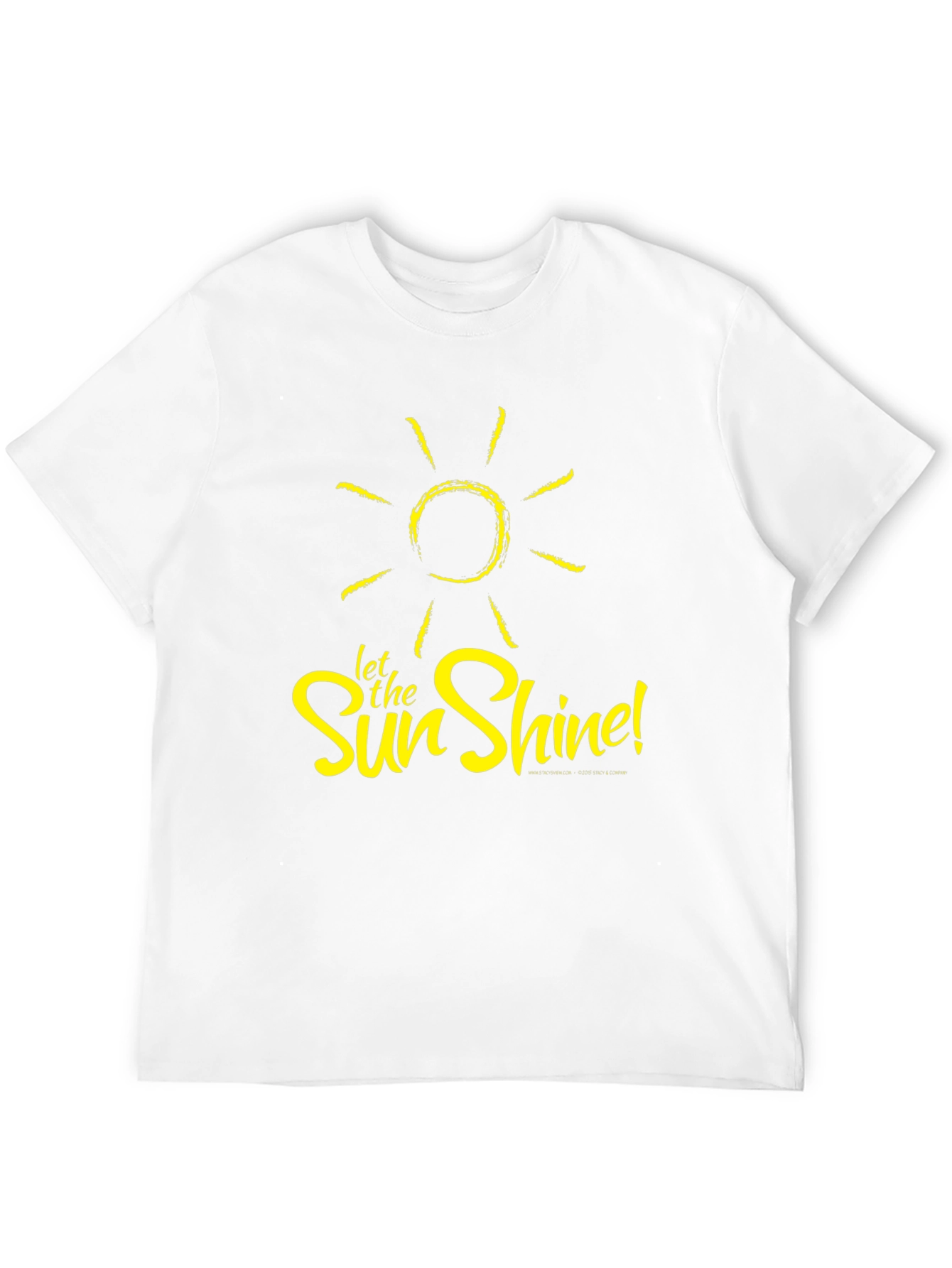 Let the Sun Shine Black T-Shirt