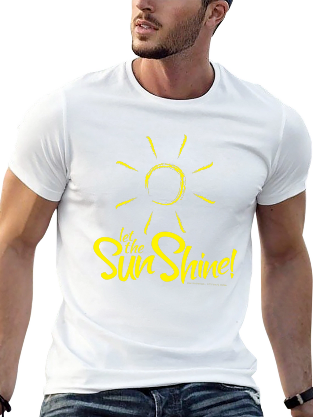 Let the Sun Shine Black T-Shirt