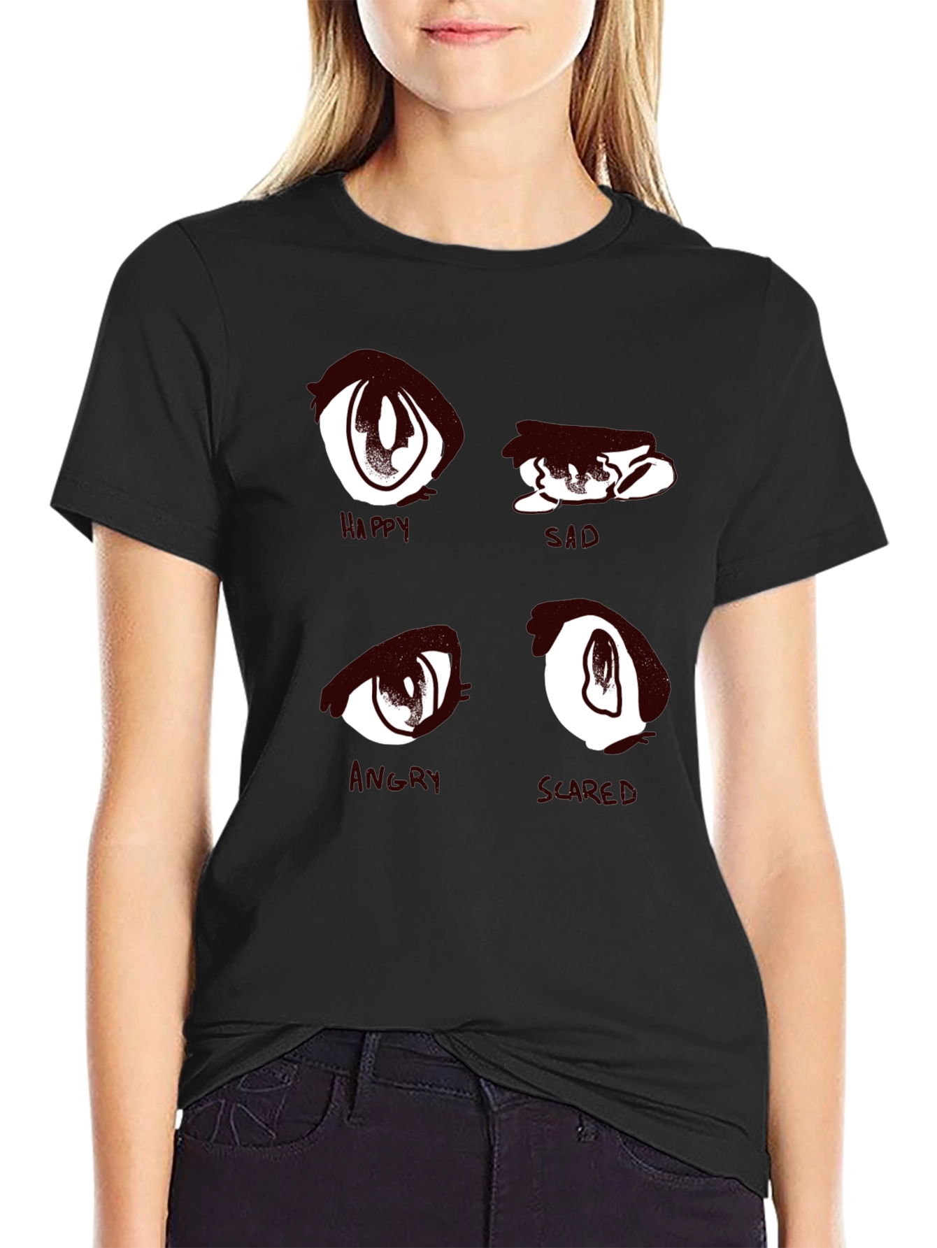 Emotion Eyes Graphic T-Shirt