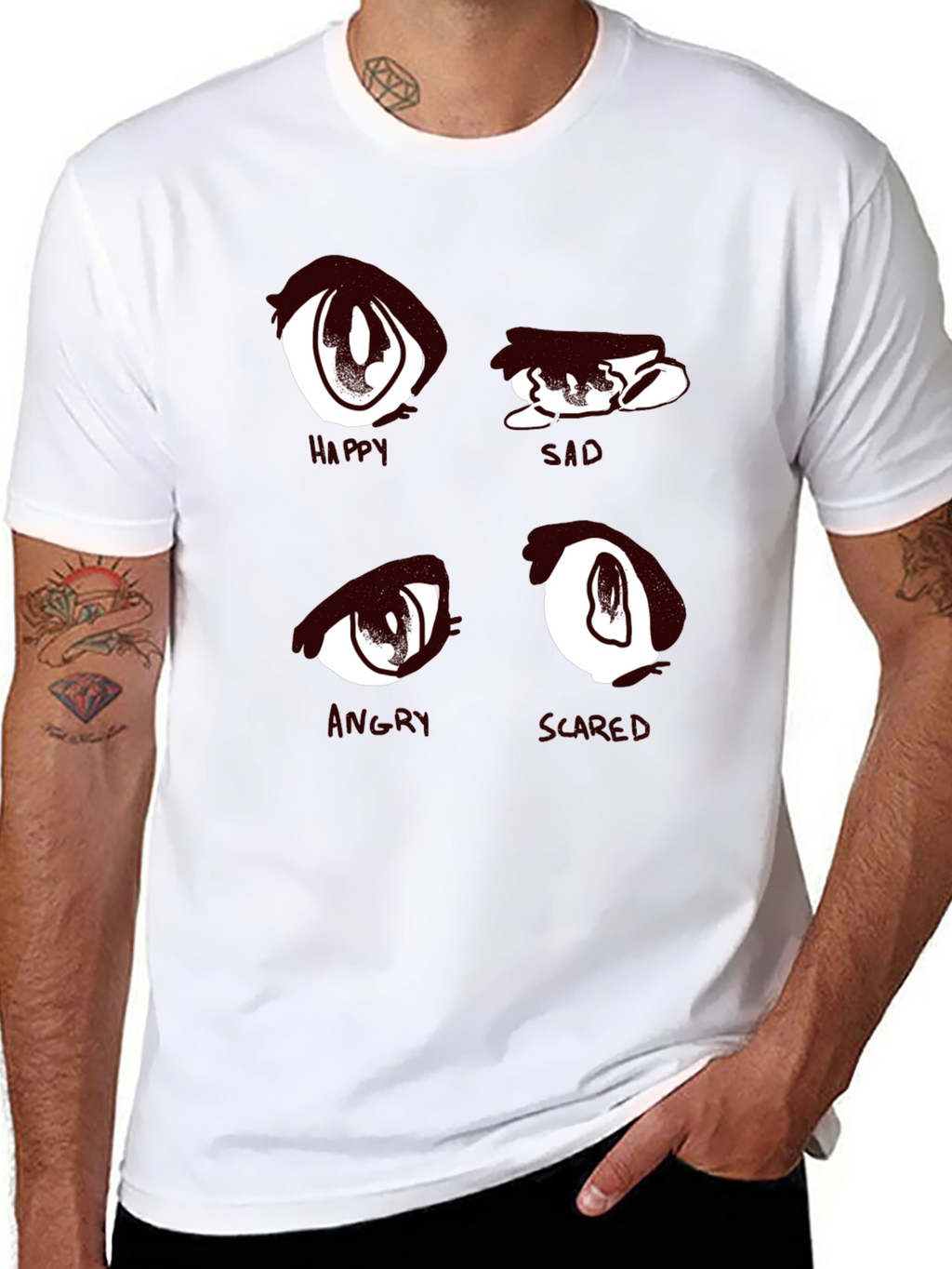 Emotion Eyes Graphic T-Shirt