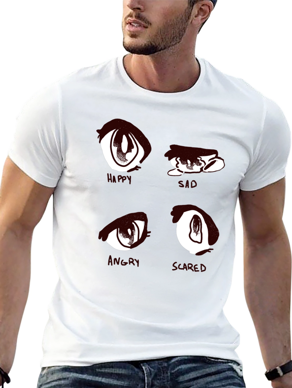 Emotion Eyes Graphic T-Shirt