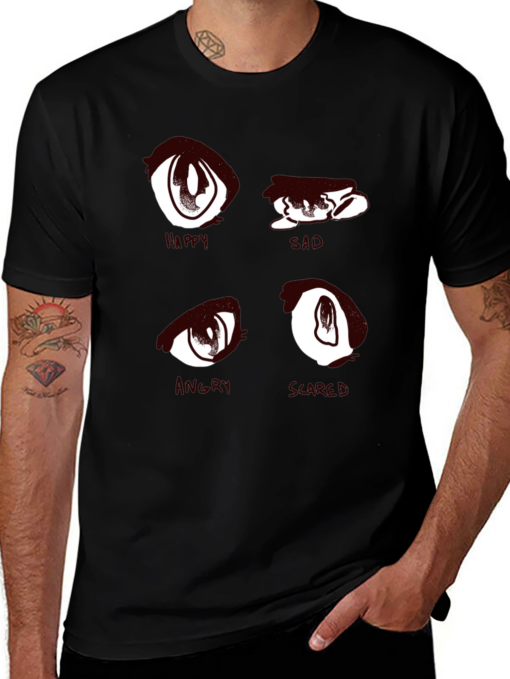 Emotion Eyes Graphic T-Shirt