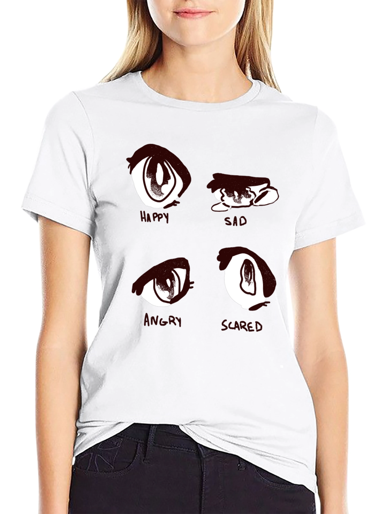 Emotion Eyes Graphic T-Shirt