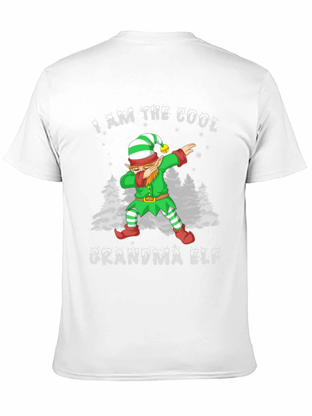 Cool Grandma Elf Dabbing Christmas T-Shirt