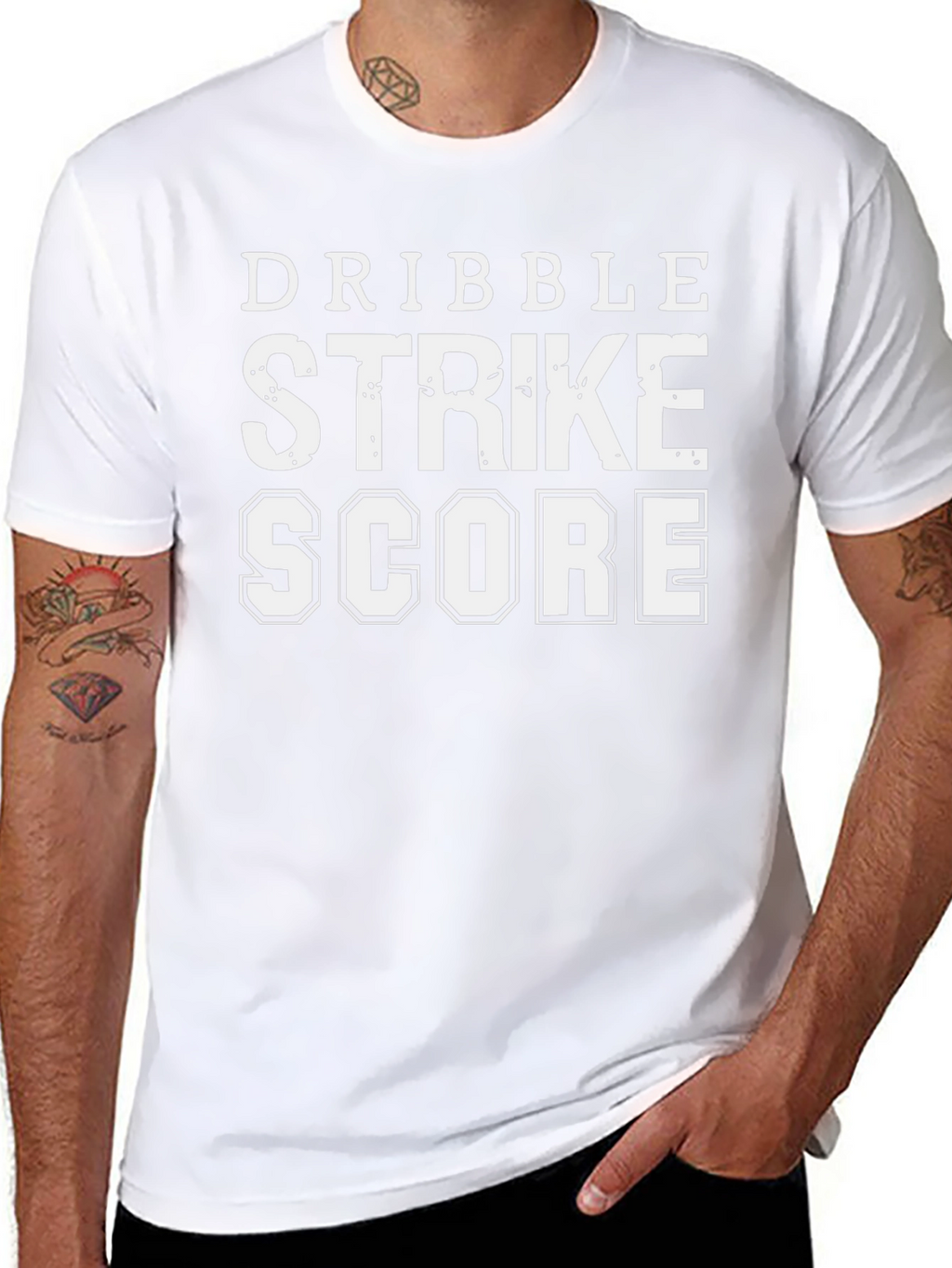 Dribble Strike Score Graphic T-Shirt