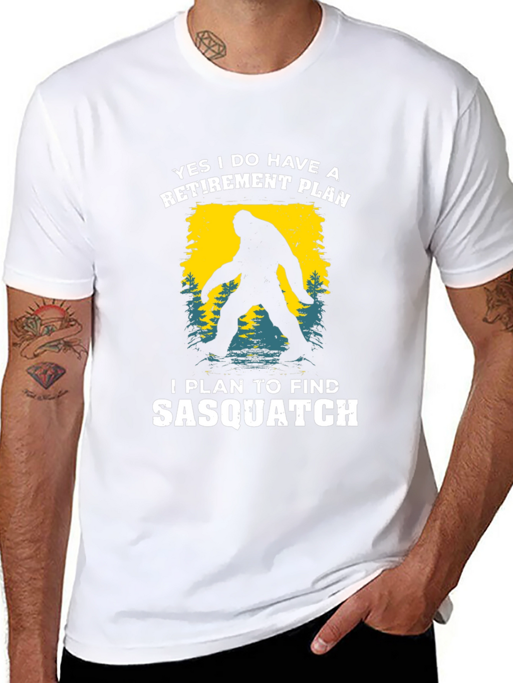 Sasquatch Retirement Plan T-Shirt