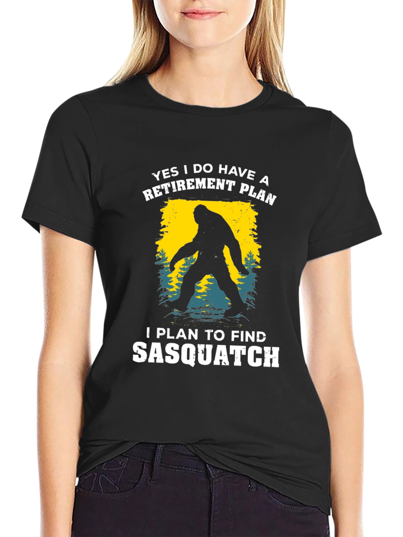 Sasquatch Retirement Plan T-Shirt