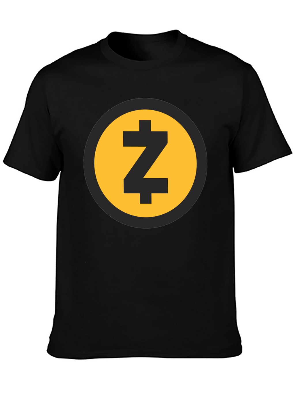 Zcash Crypto T-Shirt Black Cotton Short Sleeve Tee