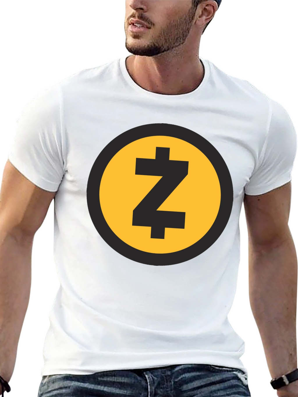 Zcash Crypto T-Shirt Black Cotton Short Sleeve Tee