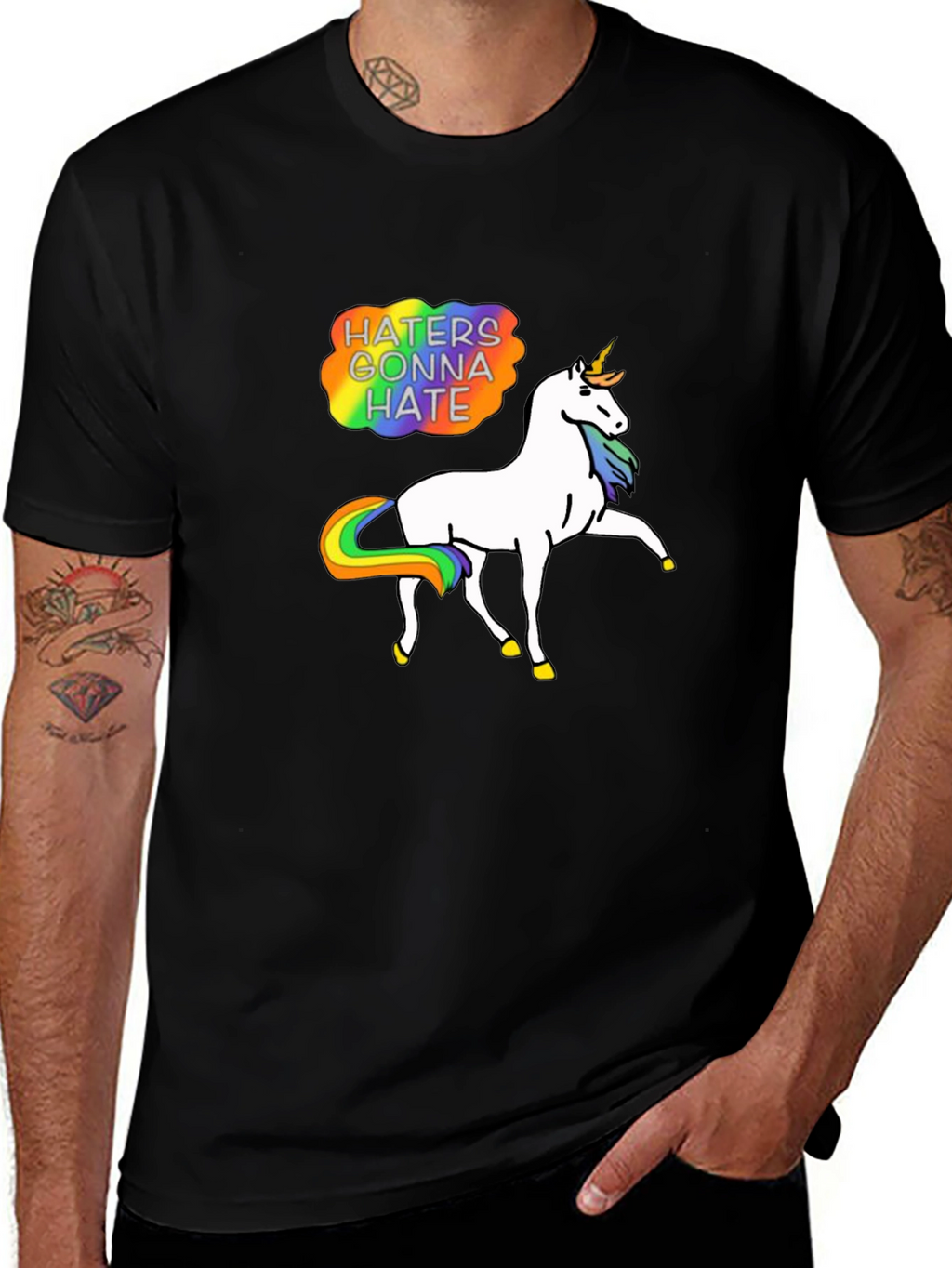 Haters Gonna Hate Unicorn T-Shirt