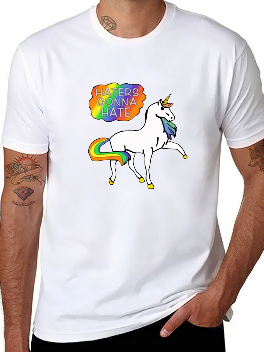 Haters Gonna Hate Unicorn T-Shirt