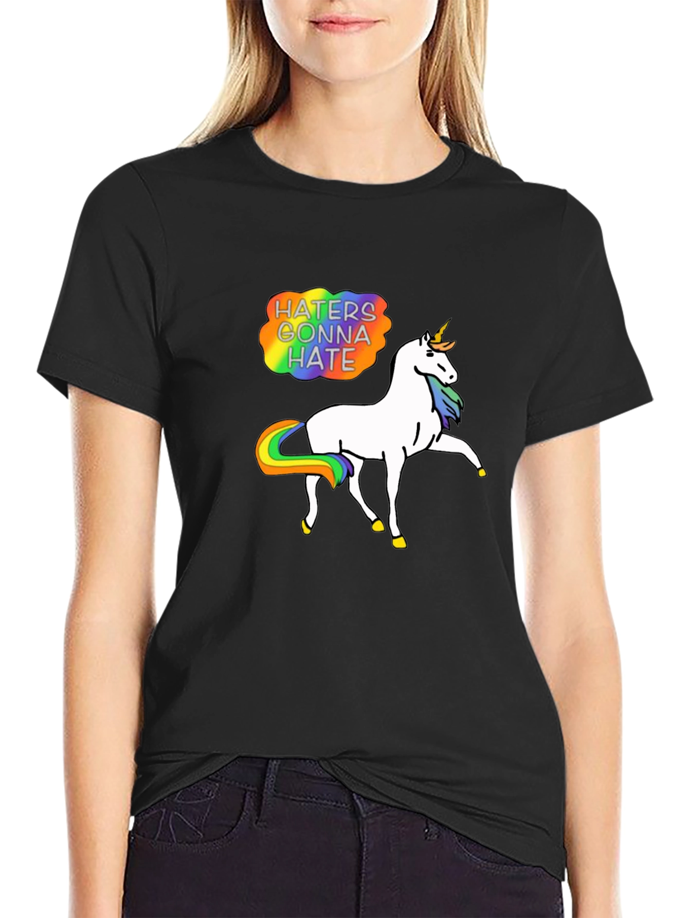 Haters Gonna Hate Unicorn T-Shirt