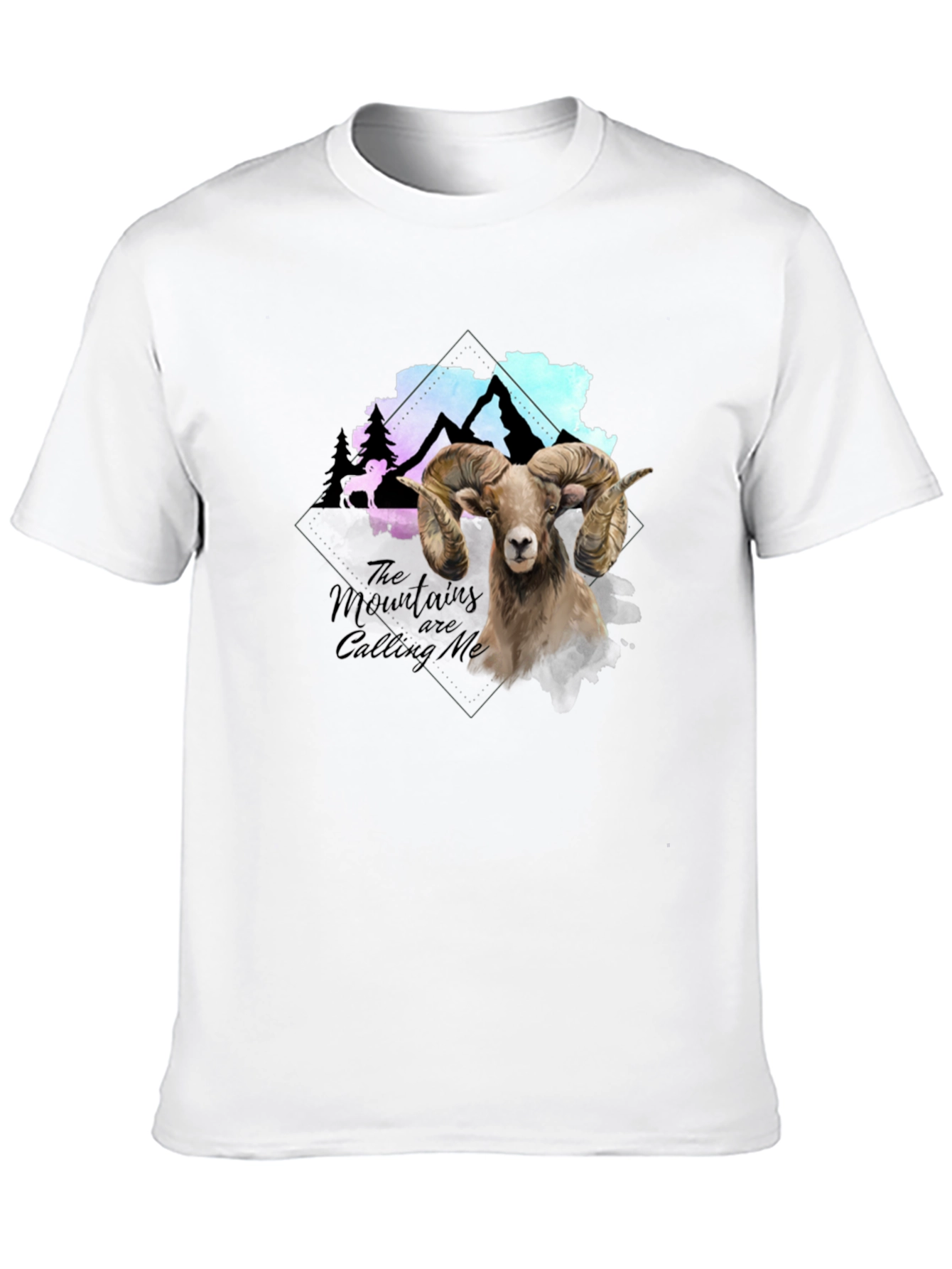 Mountain Calling Ram Graphic T-Shirt