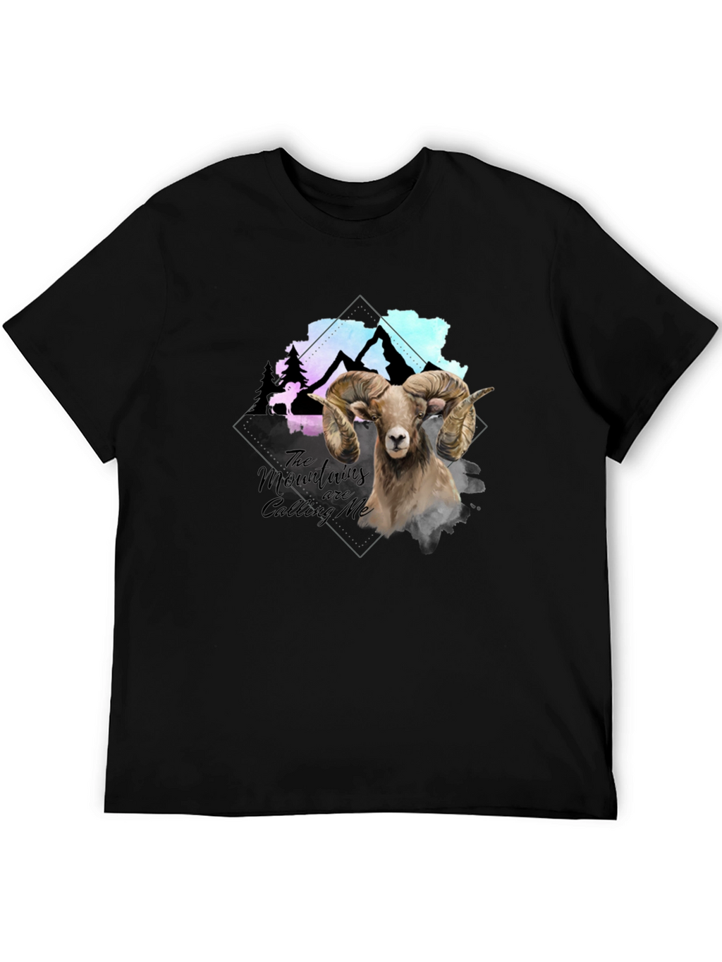 Mountain Calling Ram Graphic T-Shirt