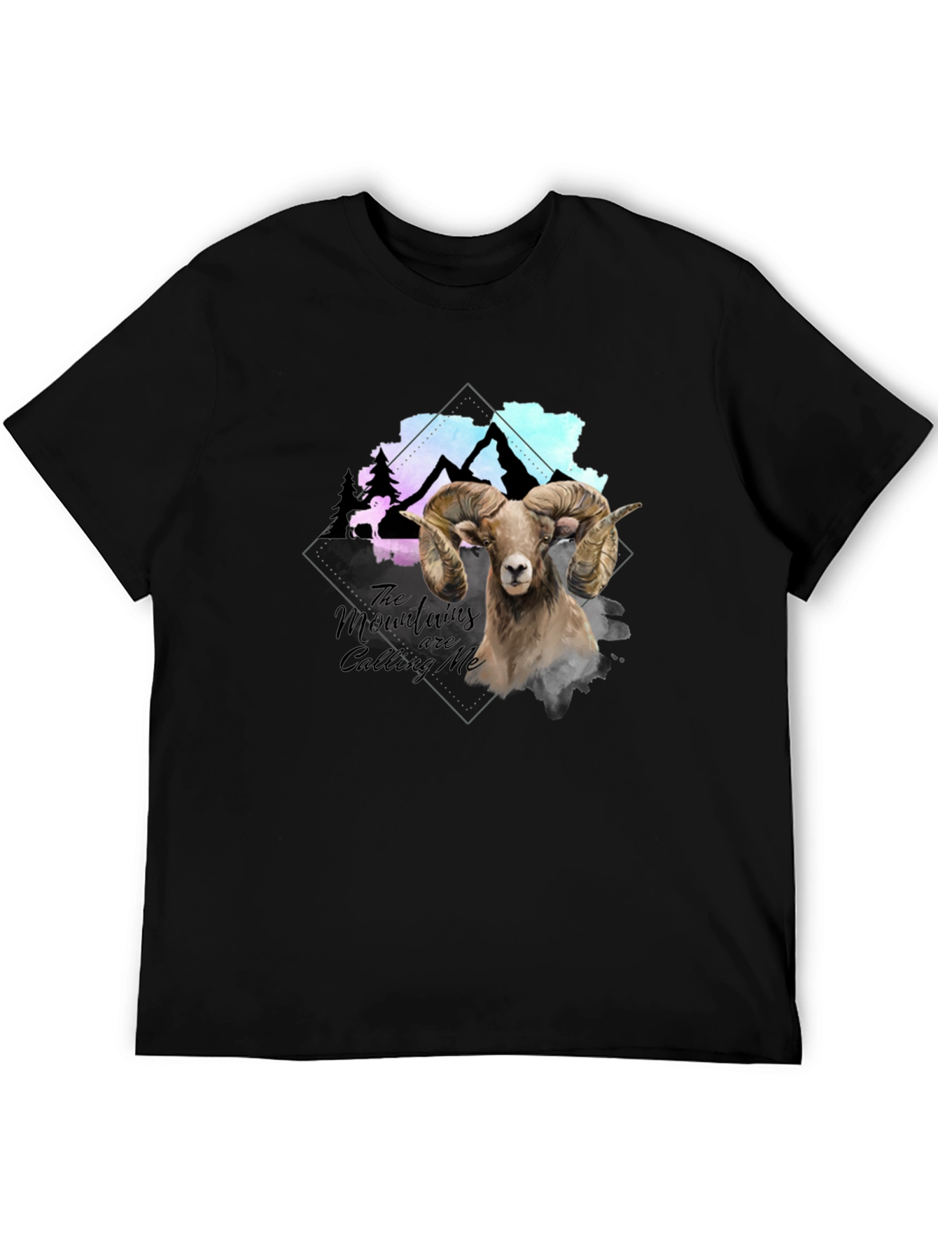 Mountain Calling Ram Graphic T-Shirt