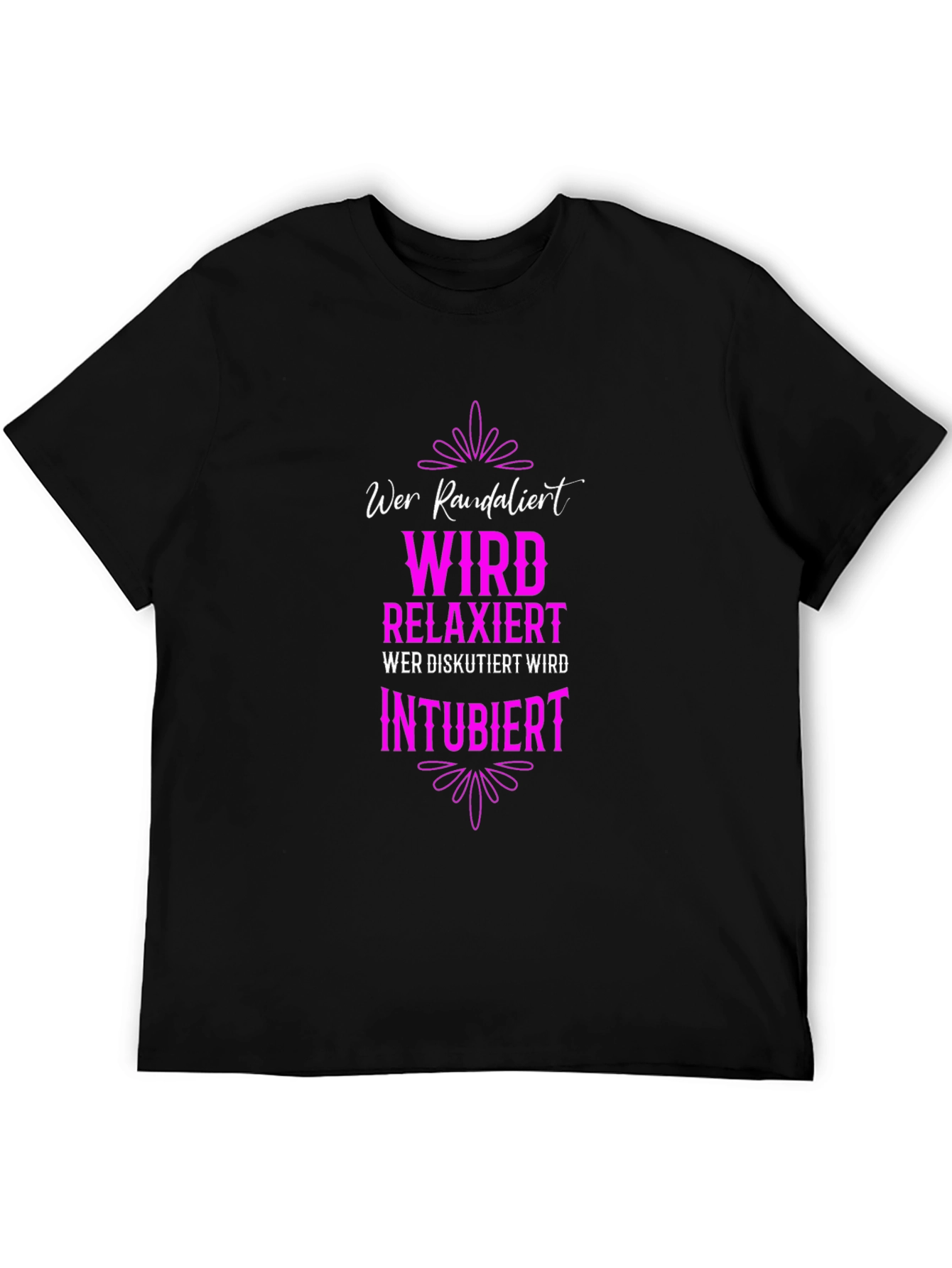 Wer Randalieirt Shirt - Relax Intubiert