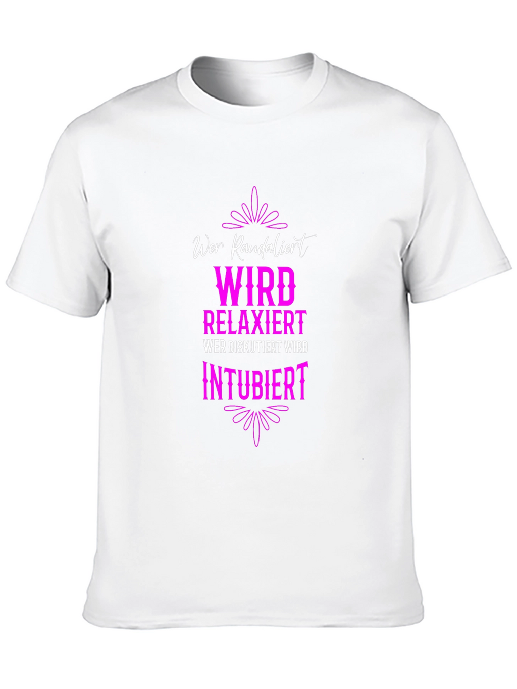 Wer Randalieirt Shirt - Relax Intubiert