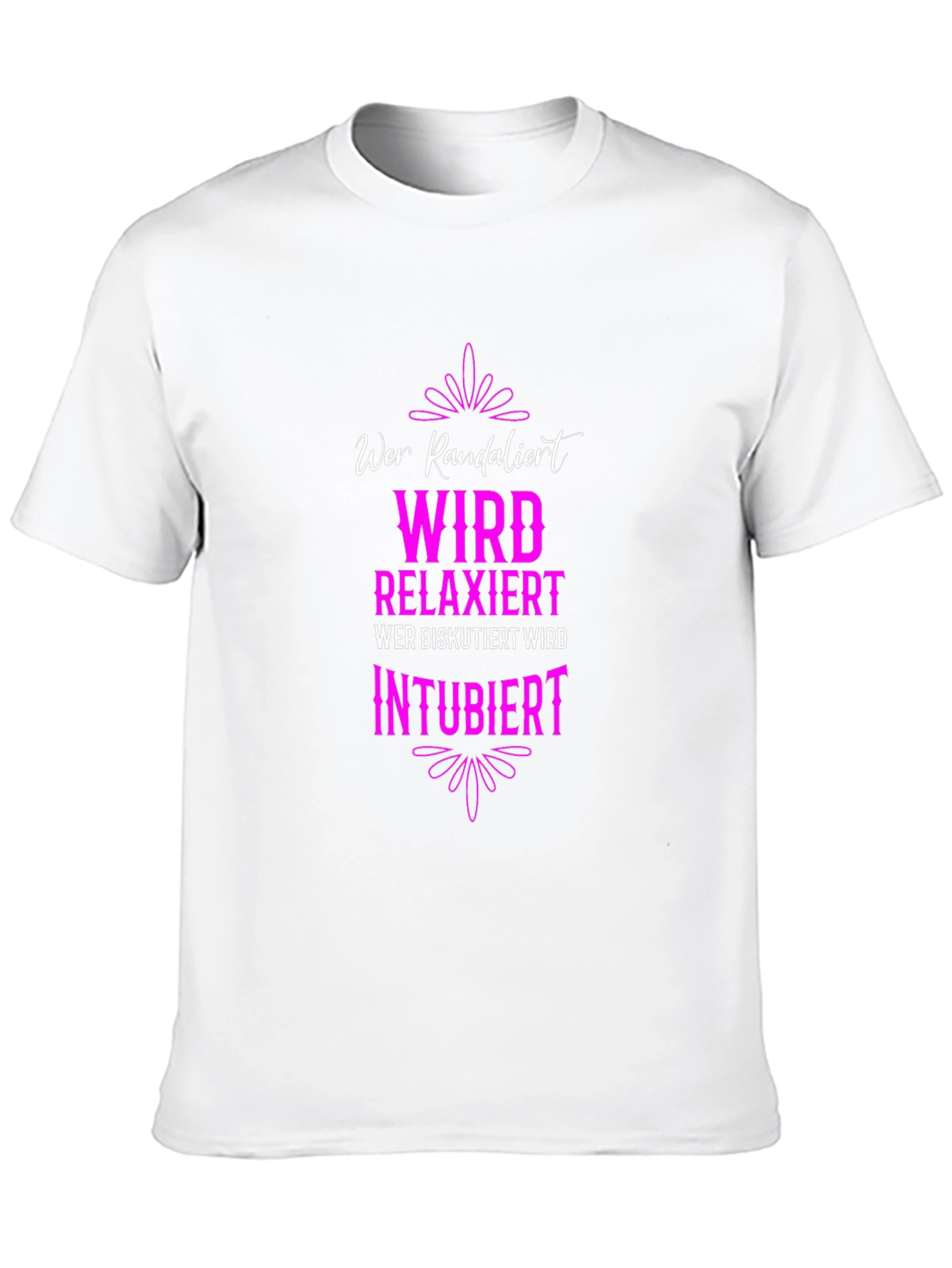 Wer Randalieirt Shirt - Relax Intubiert