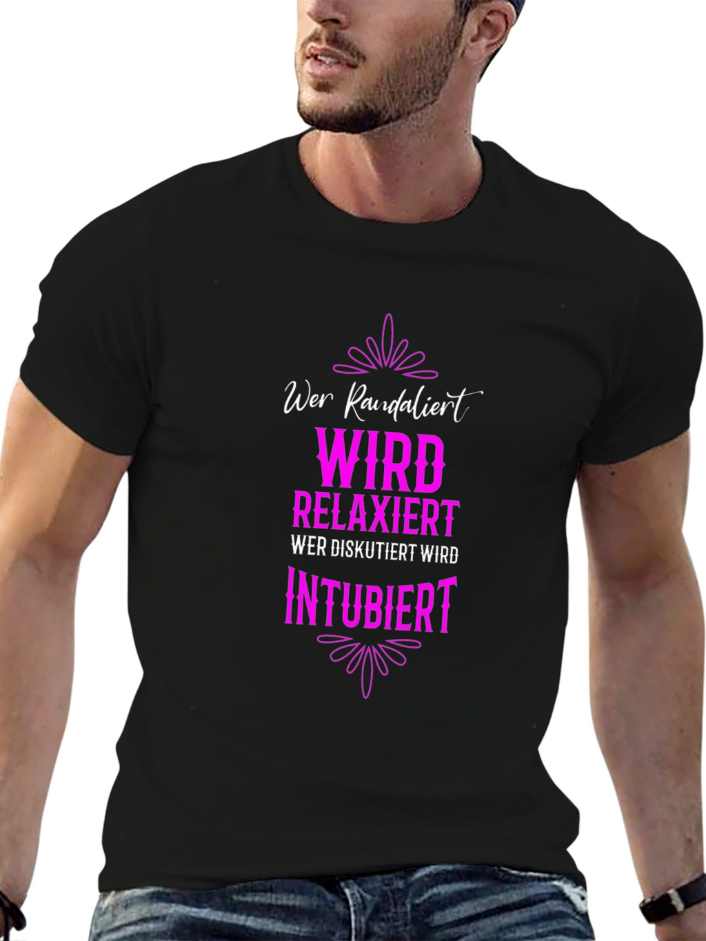 Wer Randalieirt Shirt - Relax Intubiert