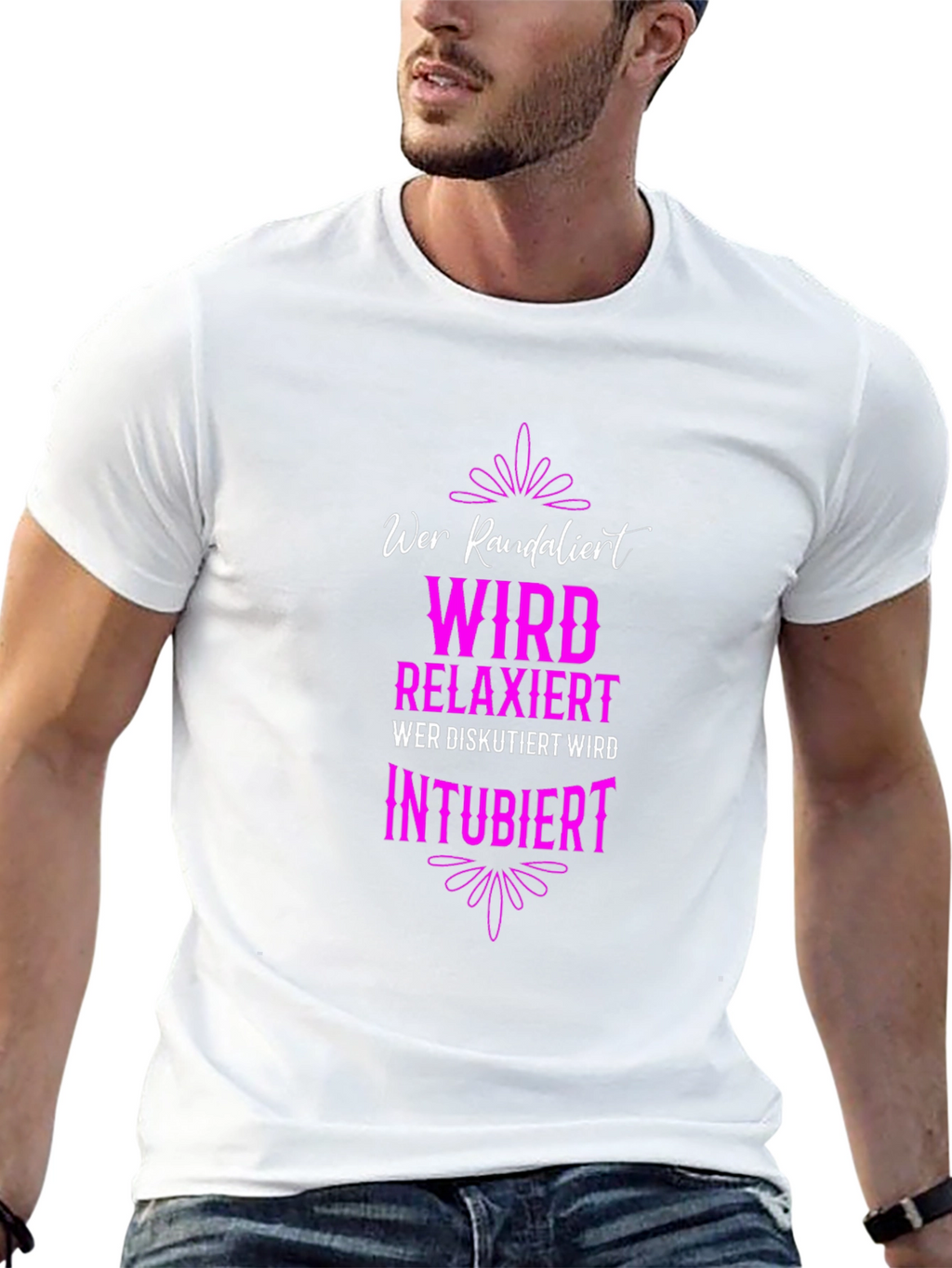 Wer Randalieirt Shirt - Relax Intubiert