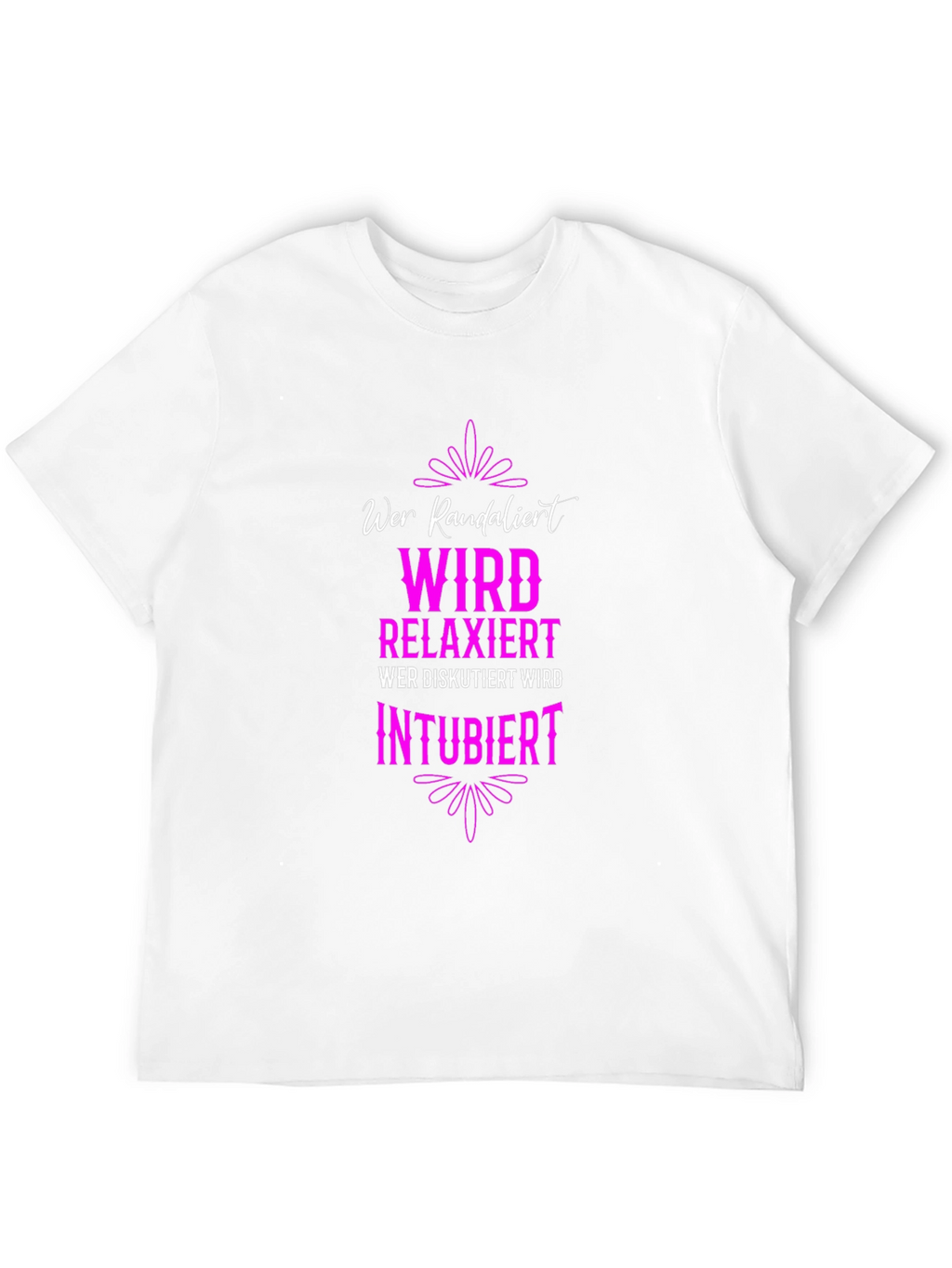 Wer Randalieirt Shirt - Relax Intubiert