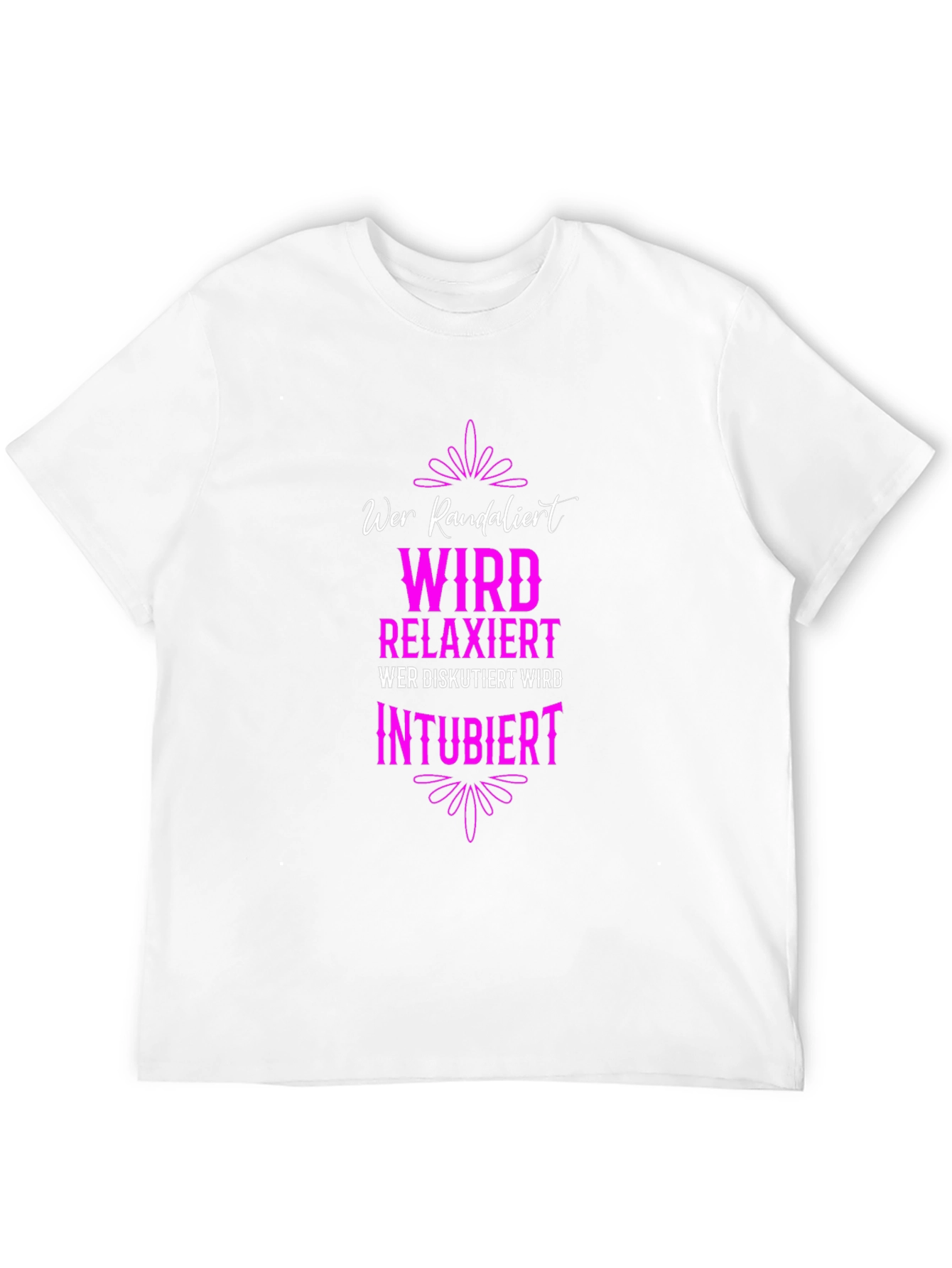 Wer Randalieirt Shirt - Relax Intubiert