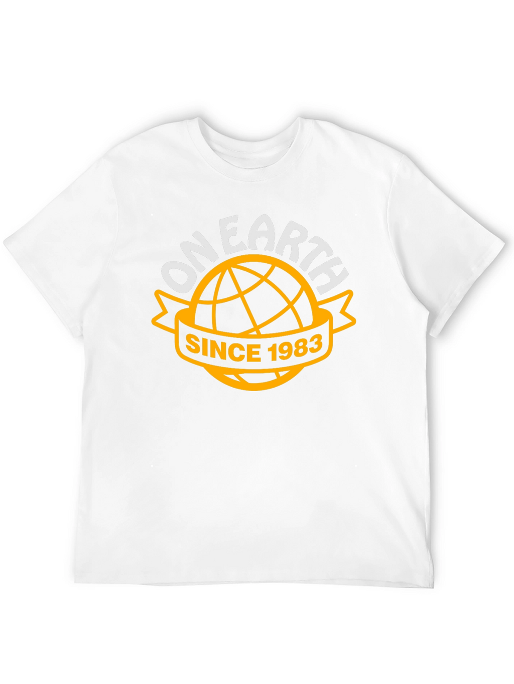 On Earth Since 1983 Black T-Shirt