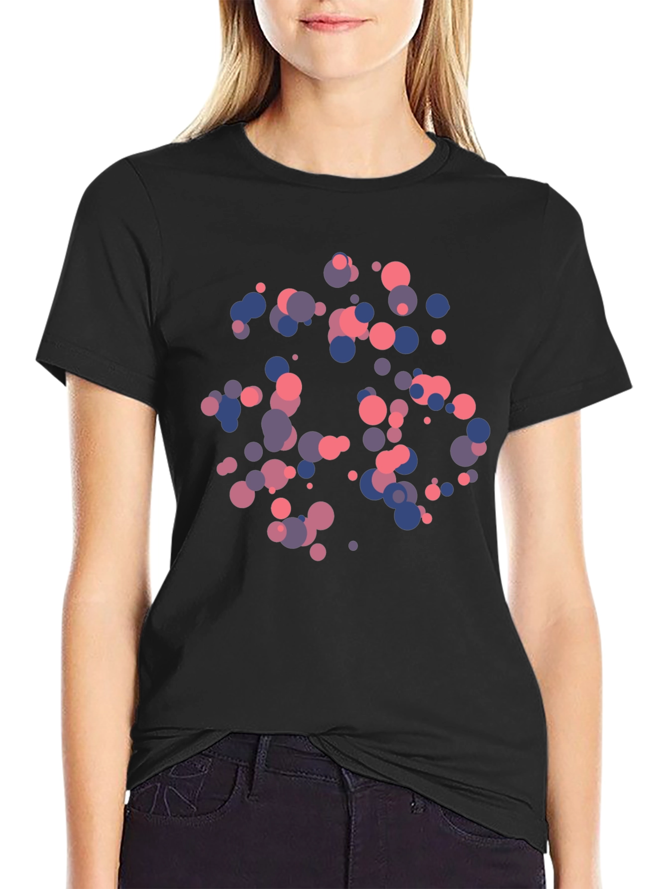 Abstract Dot Pattern T-Shirt