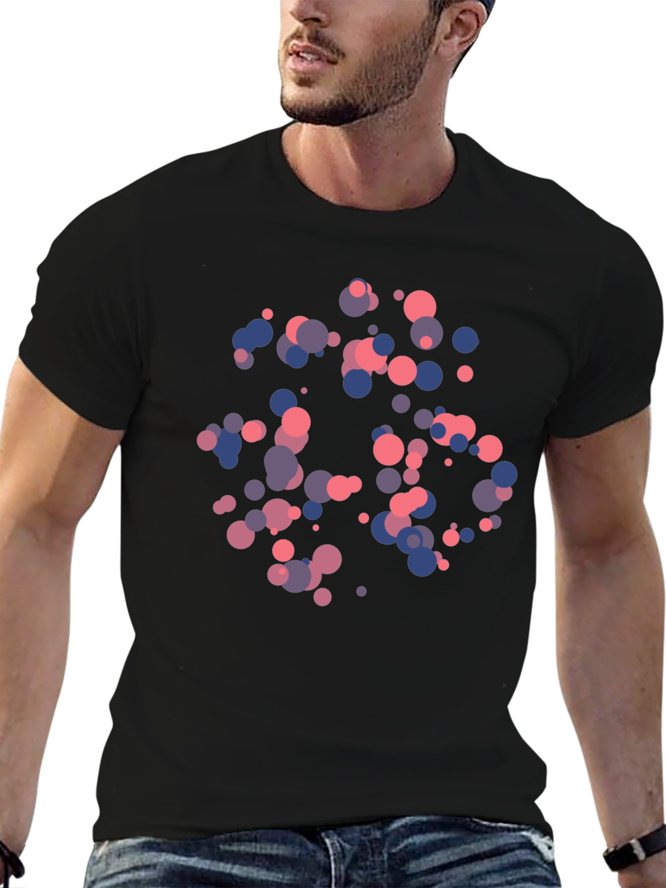 Abstract Dot Pattern T-Shirt