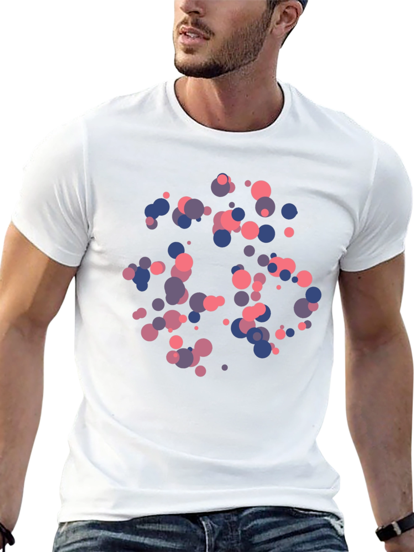Abstract Dot Pattern T-Shirt