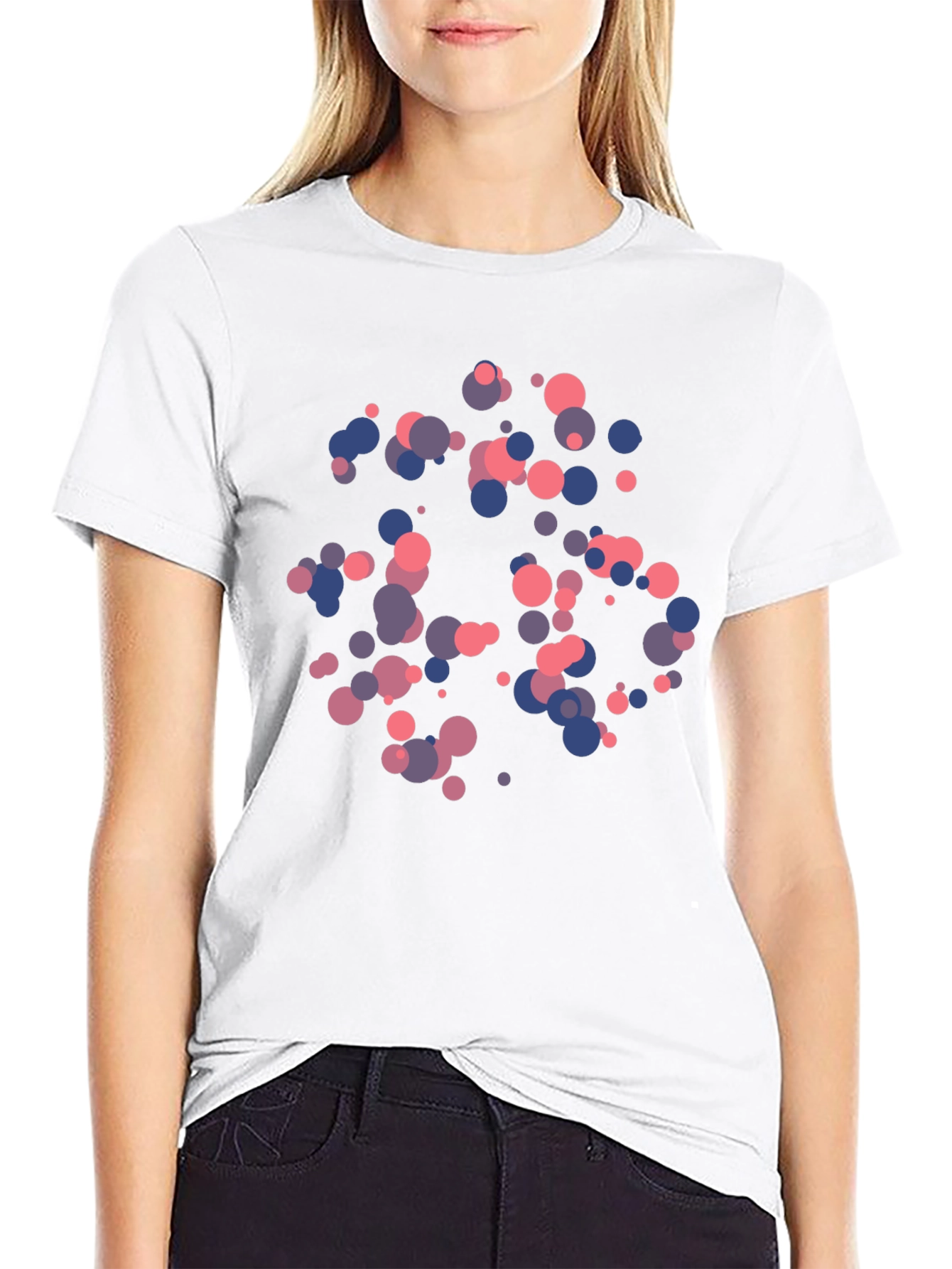 Abstract Dot Pattern T-Shirt