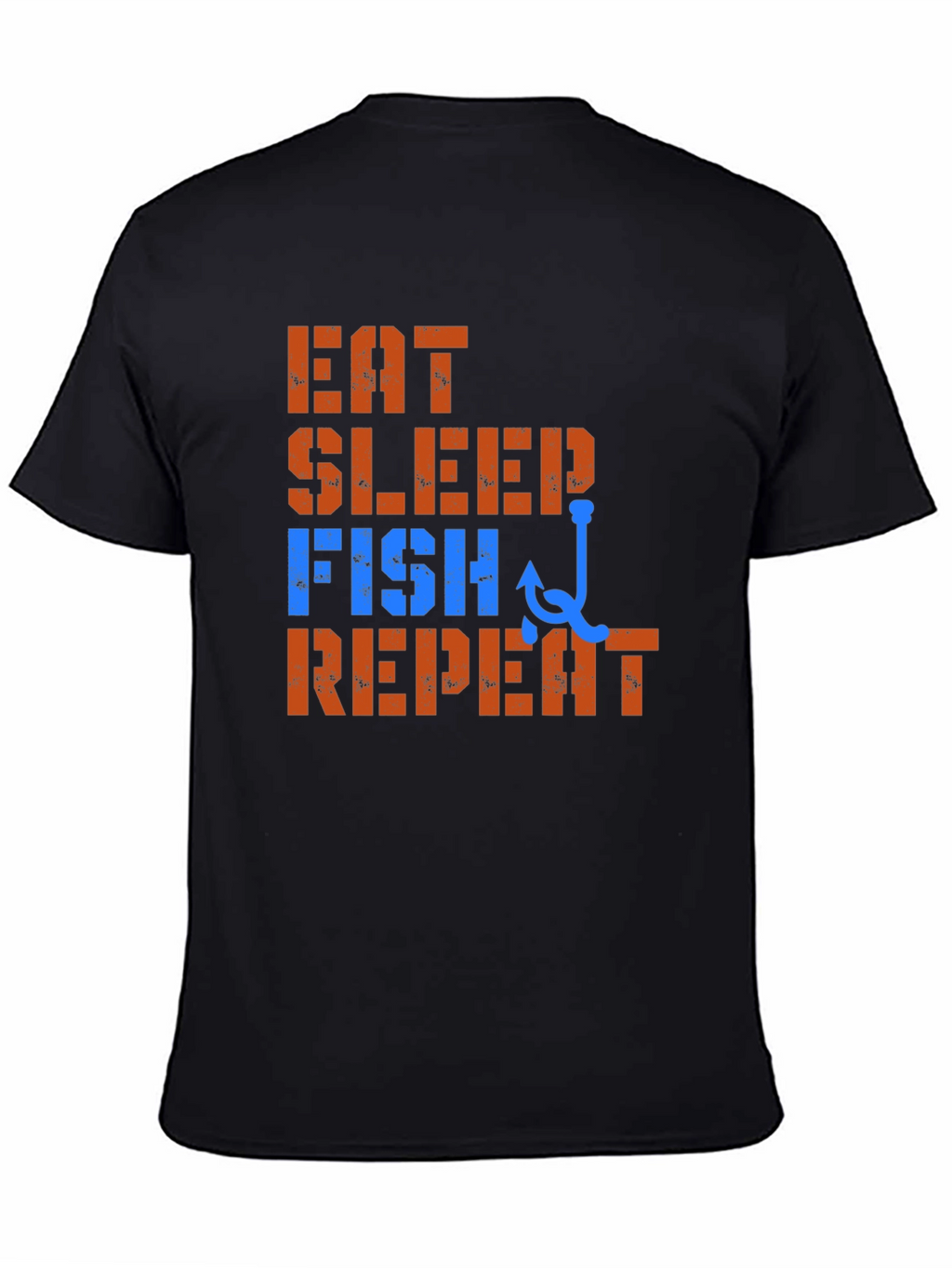 Eat Sleep Fish Repeat T-Shirt - Fishing Lover Tee