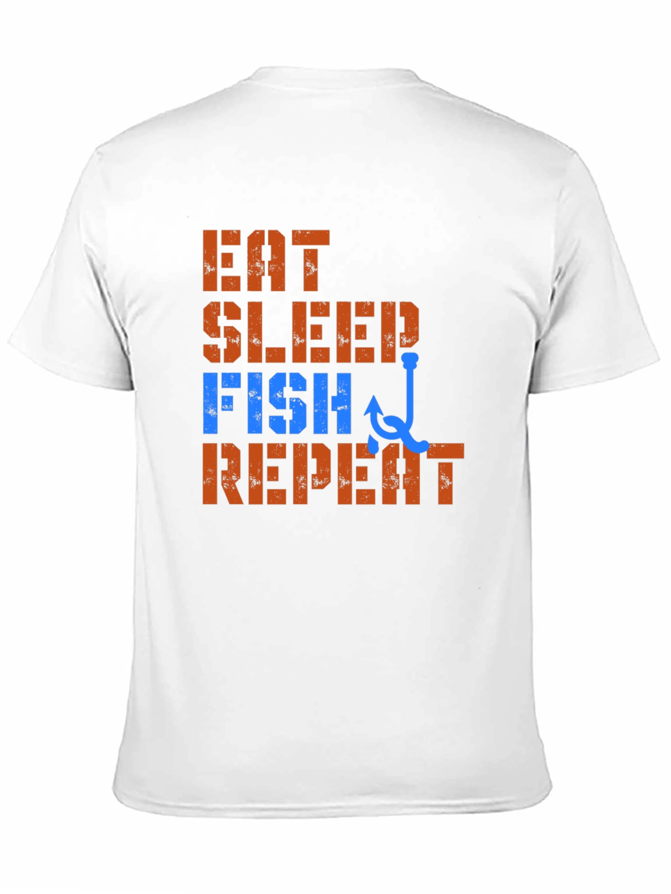Eat Sleep Fish Repeat T-Shirt - Fishing Lover Tee