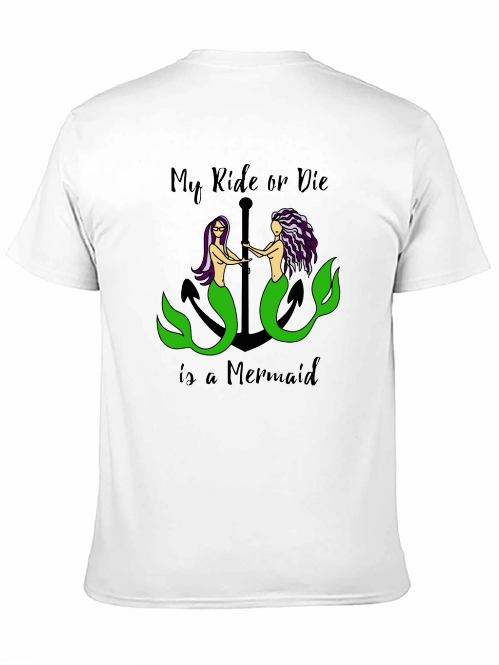 Ride or Die Mermaid Graphic Tee