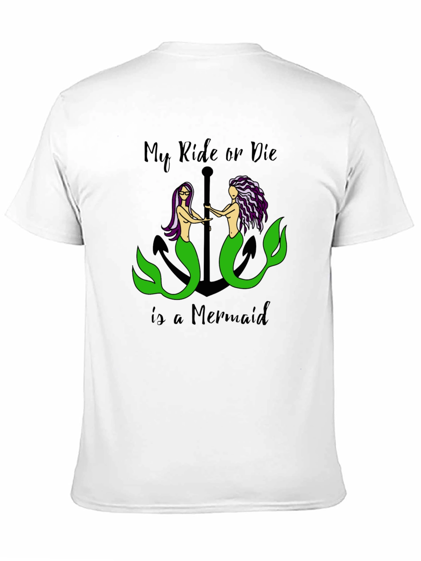 Ride or Die Mermaid Graphic Tee