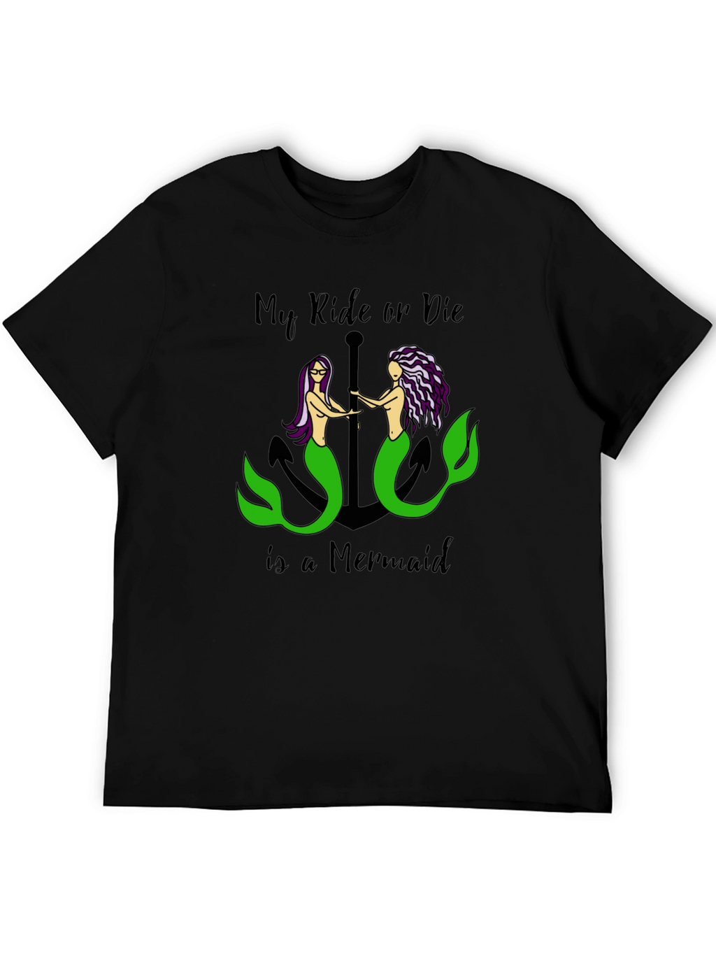 Ride or Die Mermaid Graphic Tee