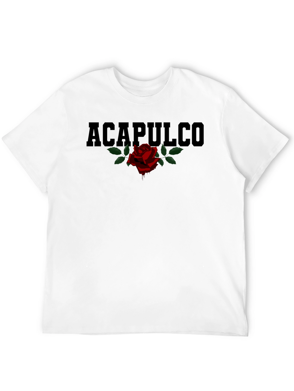 Acapulco Rose Graphic Print T-Shirt