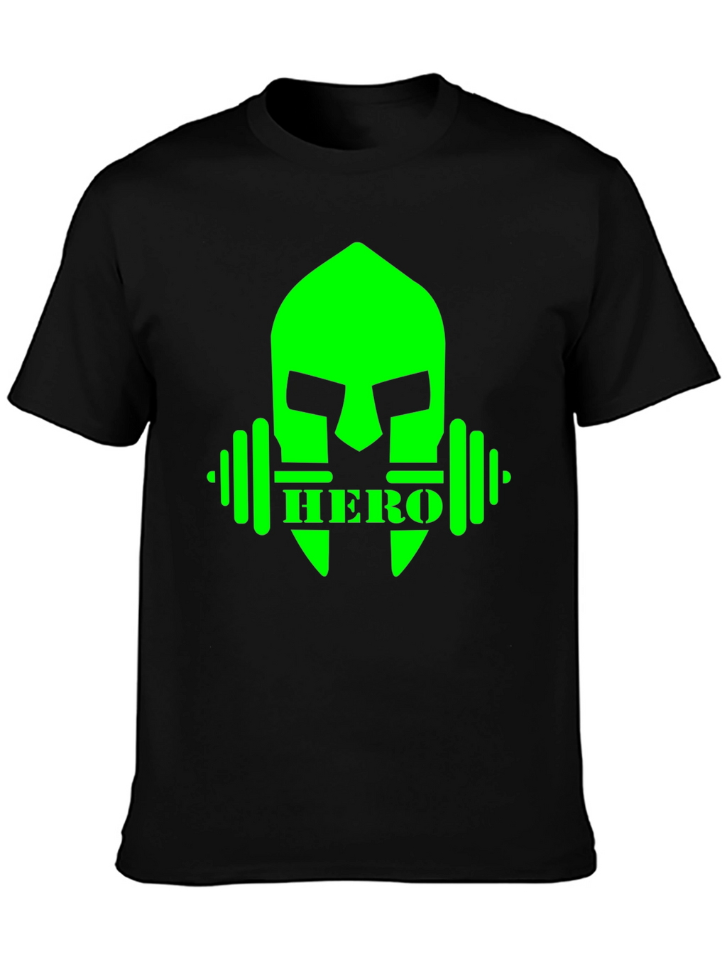 Hero Spartan Gym T-Shirt - Black Fitness Apparel