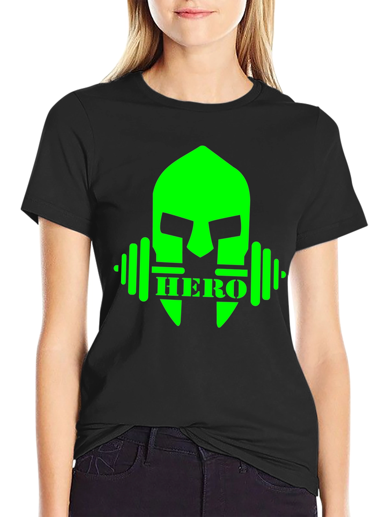 Hero Spartan Gym T-Shirt - Black Fitness Apparel