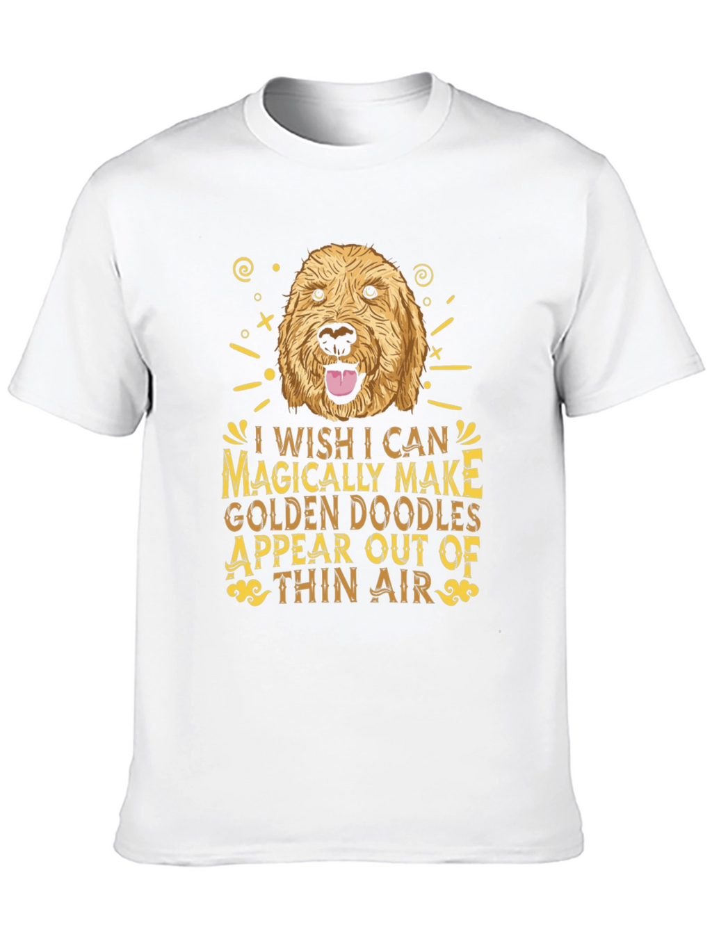 Golden Doodle Wish Graphic Tee - Black