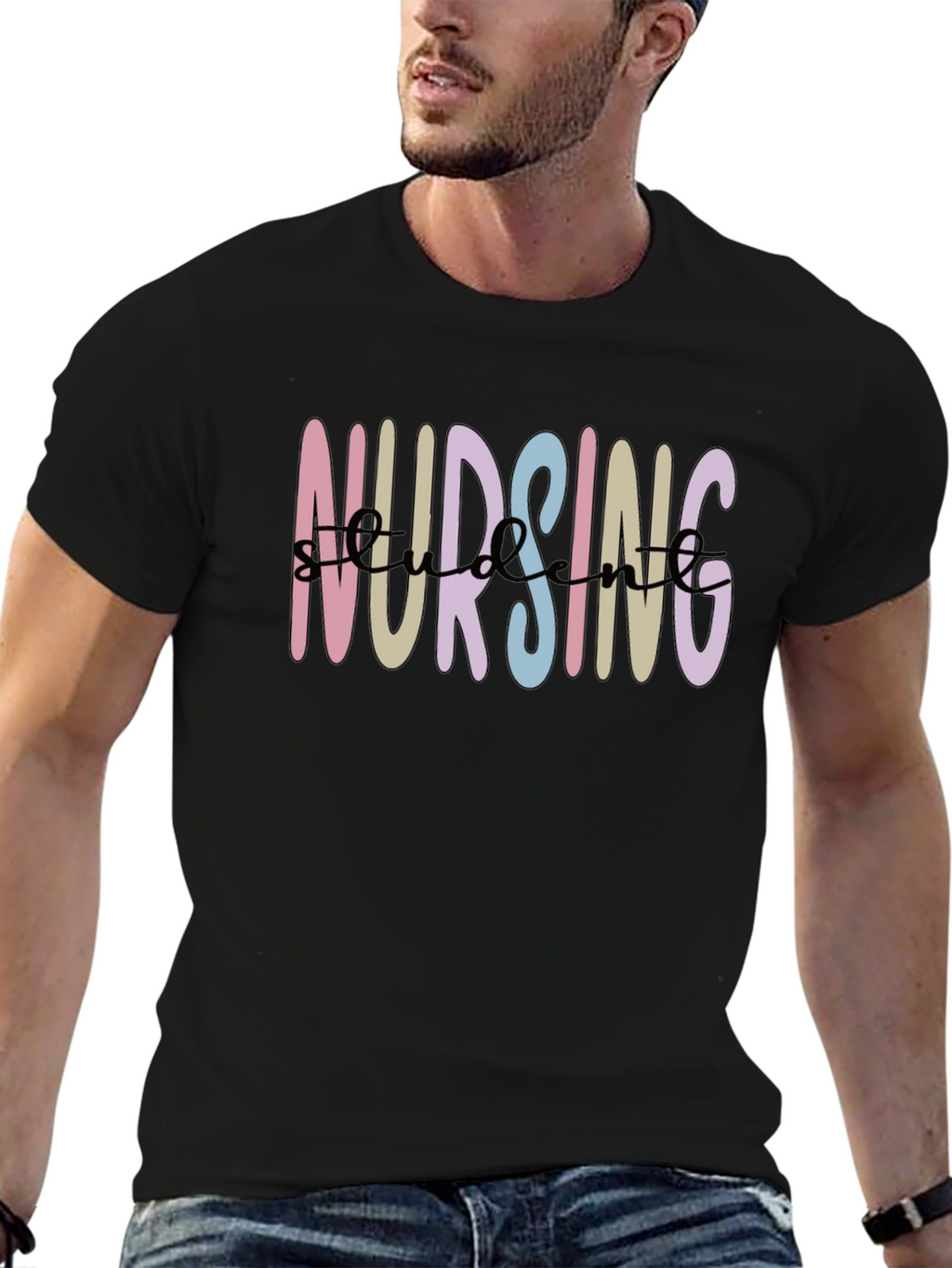 Nursing Student T-Shirt - Black